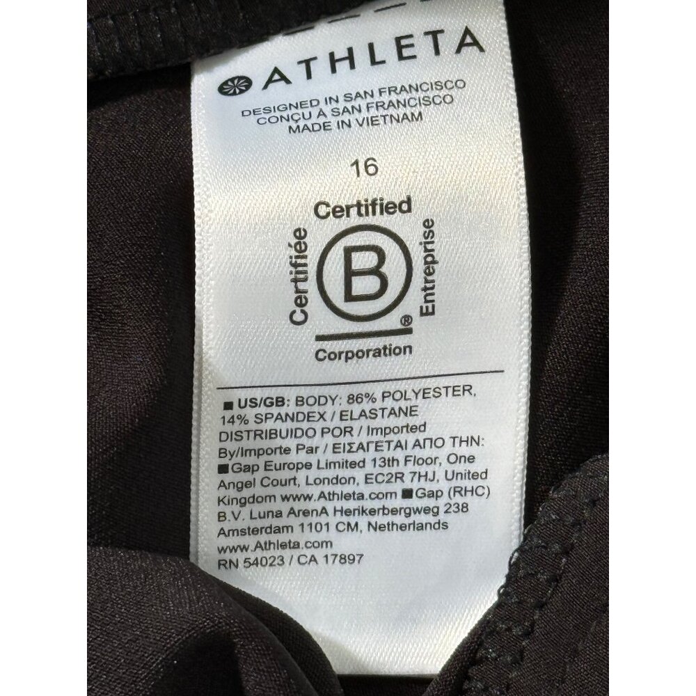 Athleta Endless High Rise Cargo Pant Black Womens Size 16 - Picture 9 of 10